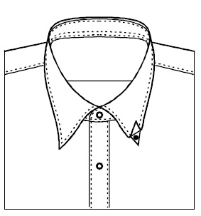 Button down nascosto