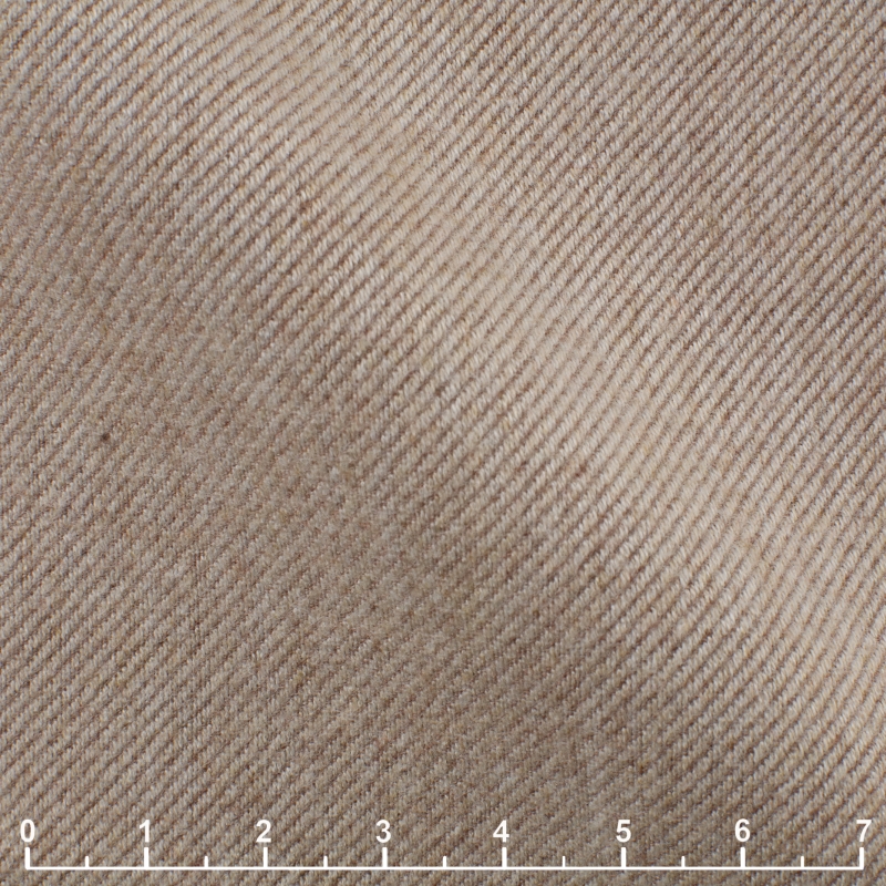 Solid ecru/pale brown fabric