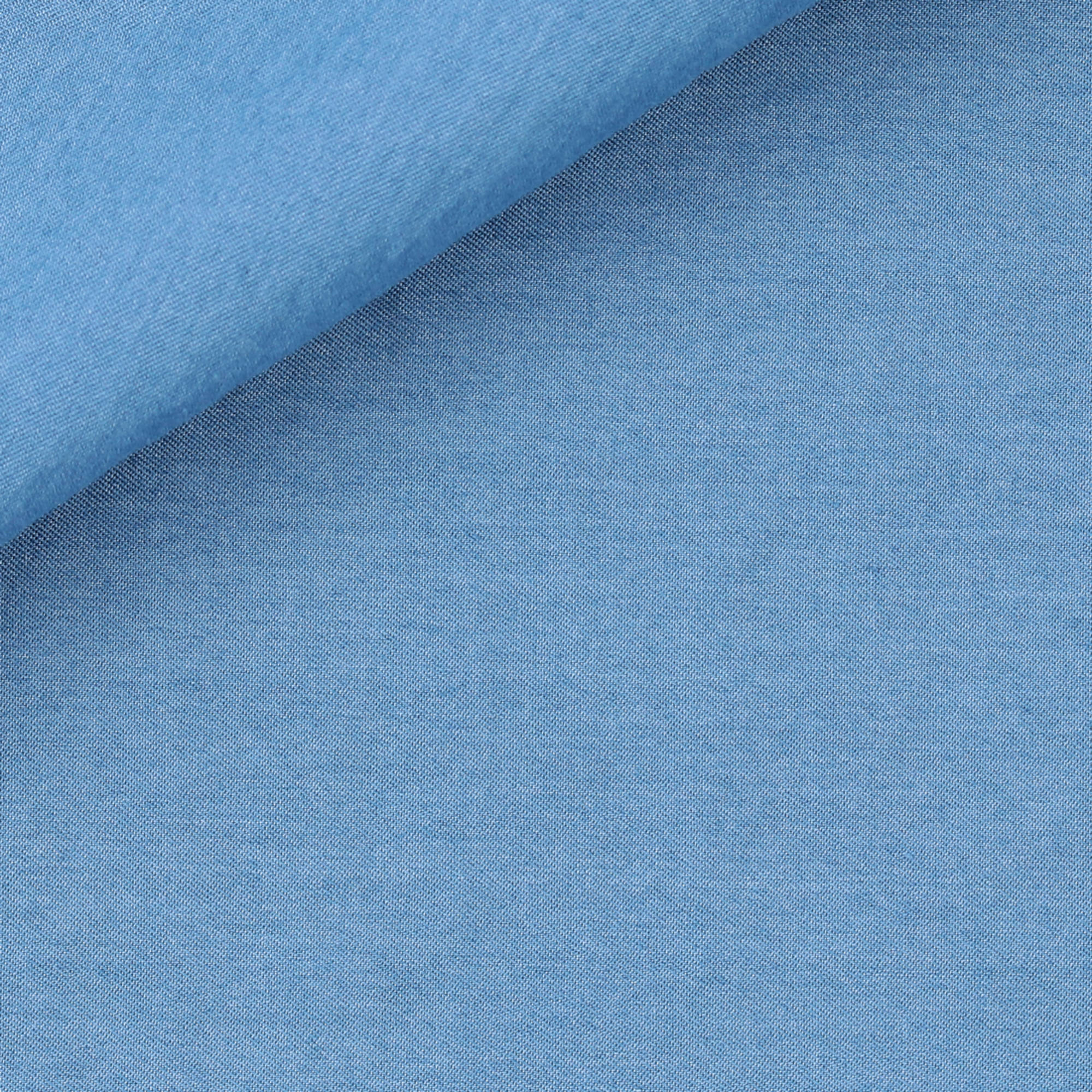 Cotonificio Albini solid indigo fabric 