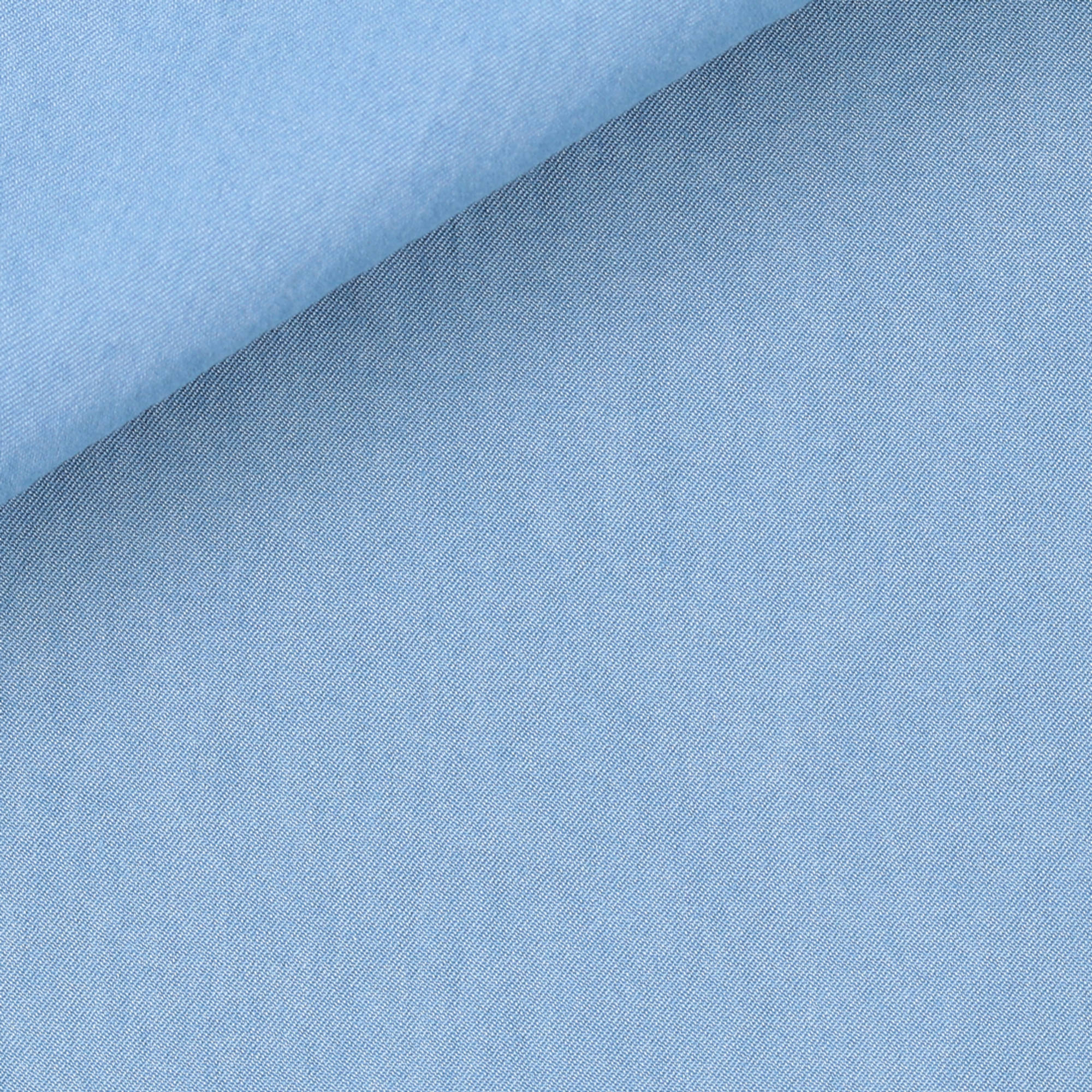 Solid colour summery indigo fabric