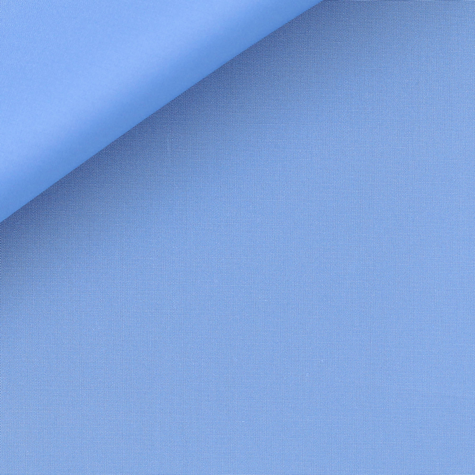 Bright blue fabric in solid colour 100% cotton