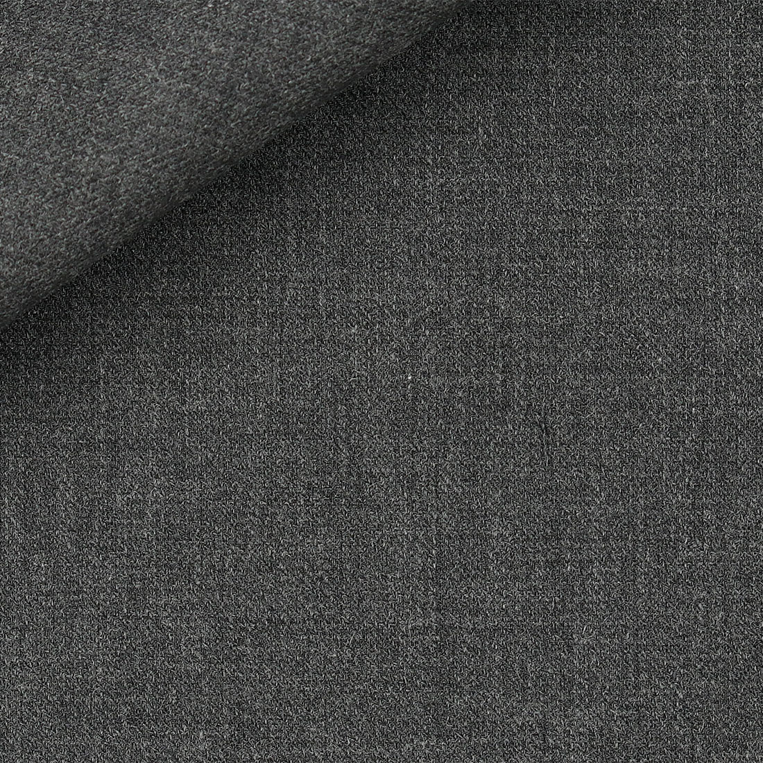 Solid colour dark grey fabric, ideal for winter