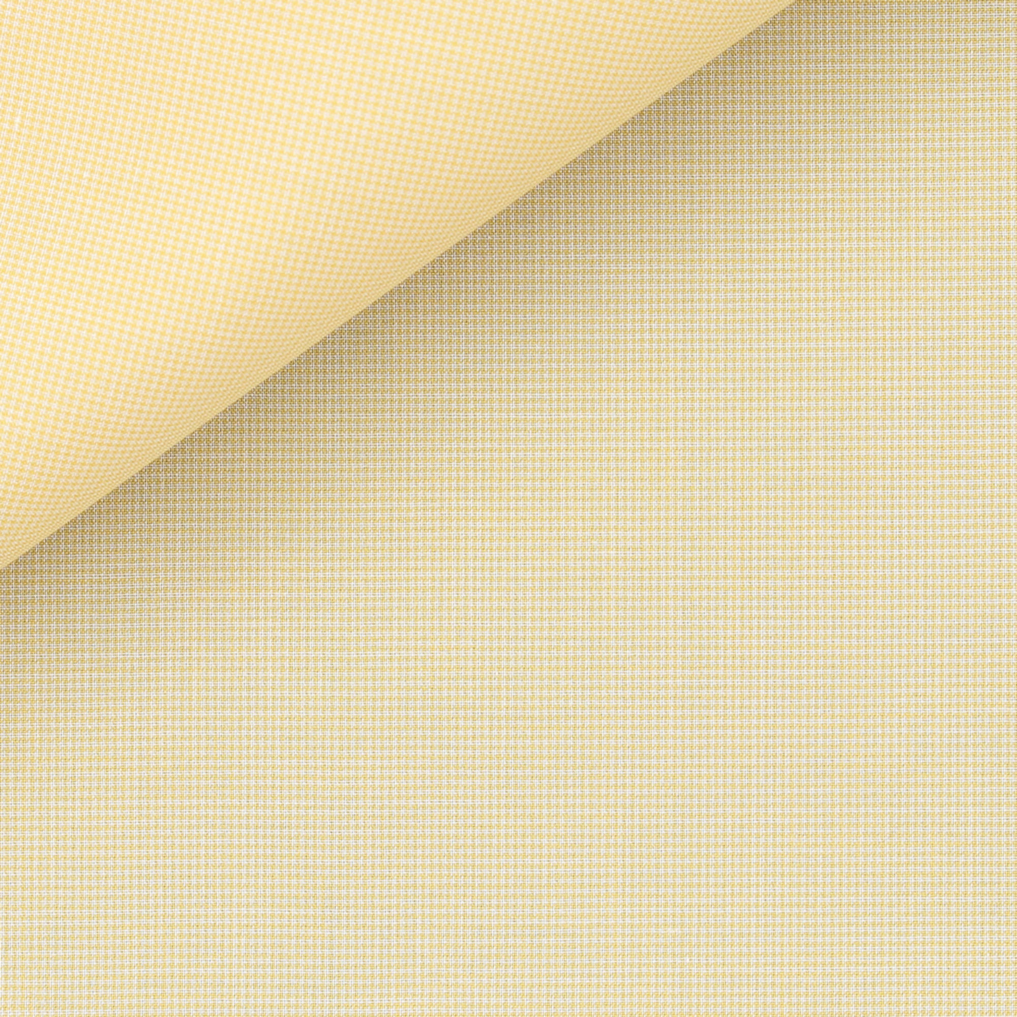 Tessuto per camicia a quadretti giallo
