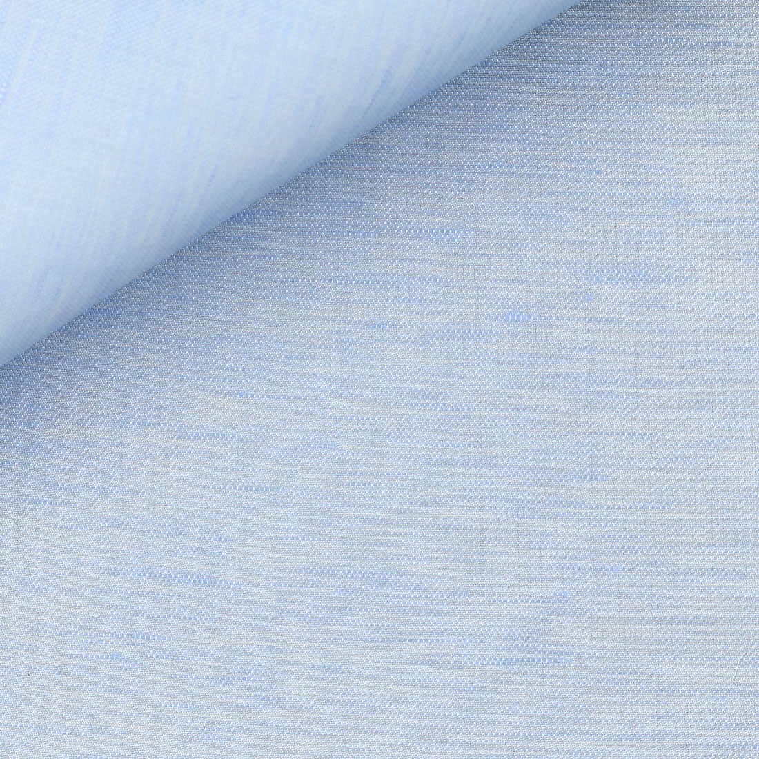 Sky-blue cotton-linen fabric, perfect for summer