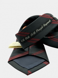 Regimental 4th Batt 14th Punjab Regiment necktie 100% silk (#1184)