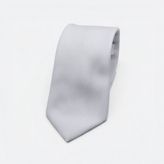 Ice white necktie 100% silk (#1036)