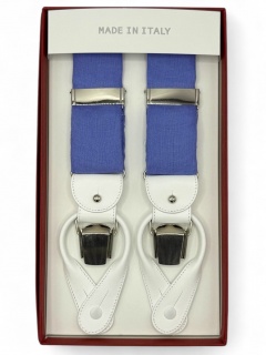 Bretelle in lino violetto cobalto 2 in 1 (#1200)