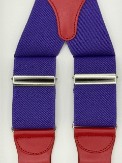 Bretelle in elastico viola 35mm 4 clips (#1318)
