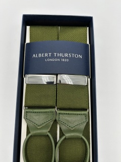 Olive barathea Braces (#1010)
