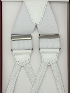 Braid Ends Elastic Braces white (#1319)