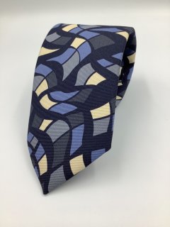 Necktie 100% printed silk (#859)