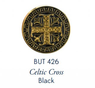 Celtic Cross (Black/Gold) #426