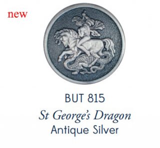 St George s Dragon (Antique Silver) #815