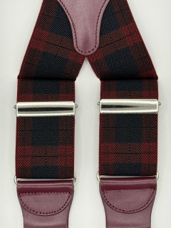 Striped Elastic braces 35mm 4 clip (#1359)