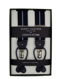 Albert Thurston Bretelle Classiche Bottoni Larghe 25mm 