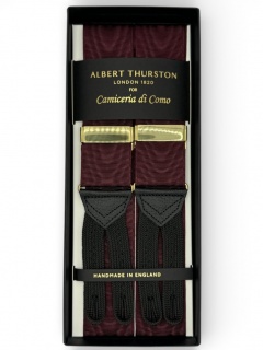 Bretelle Vino Moiré in passamaneria (#1297)