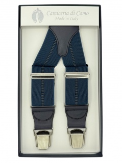 Elastico con righe 35mm 4 clips (#1244)