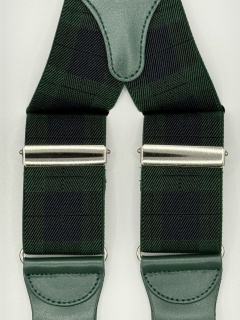 Striped Elastic braces 35mm 4 clip (#1357)