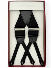 Braid Ends Elastic Braces black (#1112)