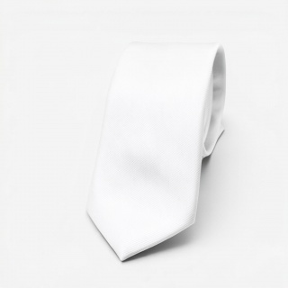Optical white necktie 100% silk (#1036) Optical white necktie 100% silk (#1036)