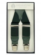 Green Elastic Braces 35mm 4 clip (#1109)