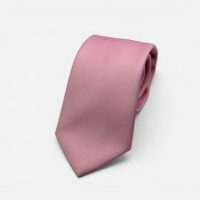 Cravatta 100% seta rosa (#1303)
