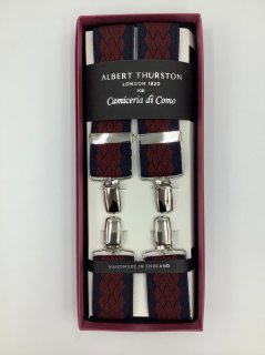 Albert Thurston Bretella Blu Navy - Cerruti Roma Boutique Uomo dal 1948