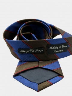 Regimental Alleyn Old Boys necktie 100% silk (#1187)