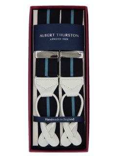 Bretelle Barathea Eton Stripe “Wall Street” (#304)