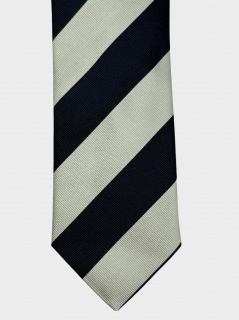 Cravatta Made in Como regimental 8cm x 150cm (#1276)