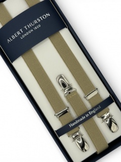 Bretelle in elastico tinta unita 35mm 4 clip (#1301)