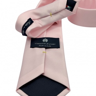 Light pink necktie 100% silk (#1303)