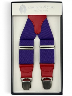 Purple Elastic Braces 35mm 4 clip (#1318)