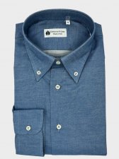 Dress shirt classic fit cotton and wool (#1122)