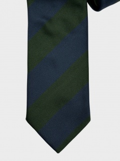 Cravatta Made in Como regimental 8cm x 150cm (#1278)