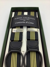 Bretelle Regimental Nero e Giallo 32mm (#869)