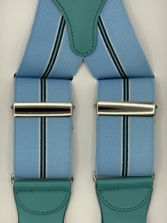 Striped Elastic braces 35mm 4 clip (#1355)