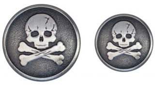Skull and Crossbones (Antique Silver) #814