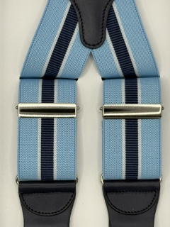 Striped Elastic braces 35mm 4 clip (#1352)