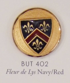 Fleur de Lys (Navy/Red) #402