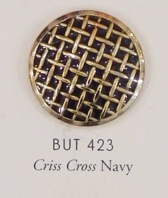 Criss Cross (Navy/Gold) #423