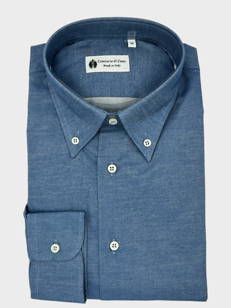 Dress shirt classic fit cotton and wool (#1122) : Camiceria di Como