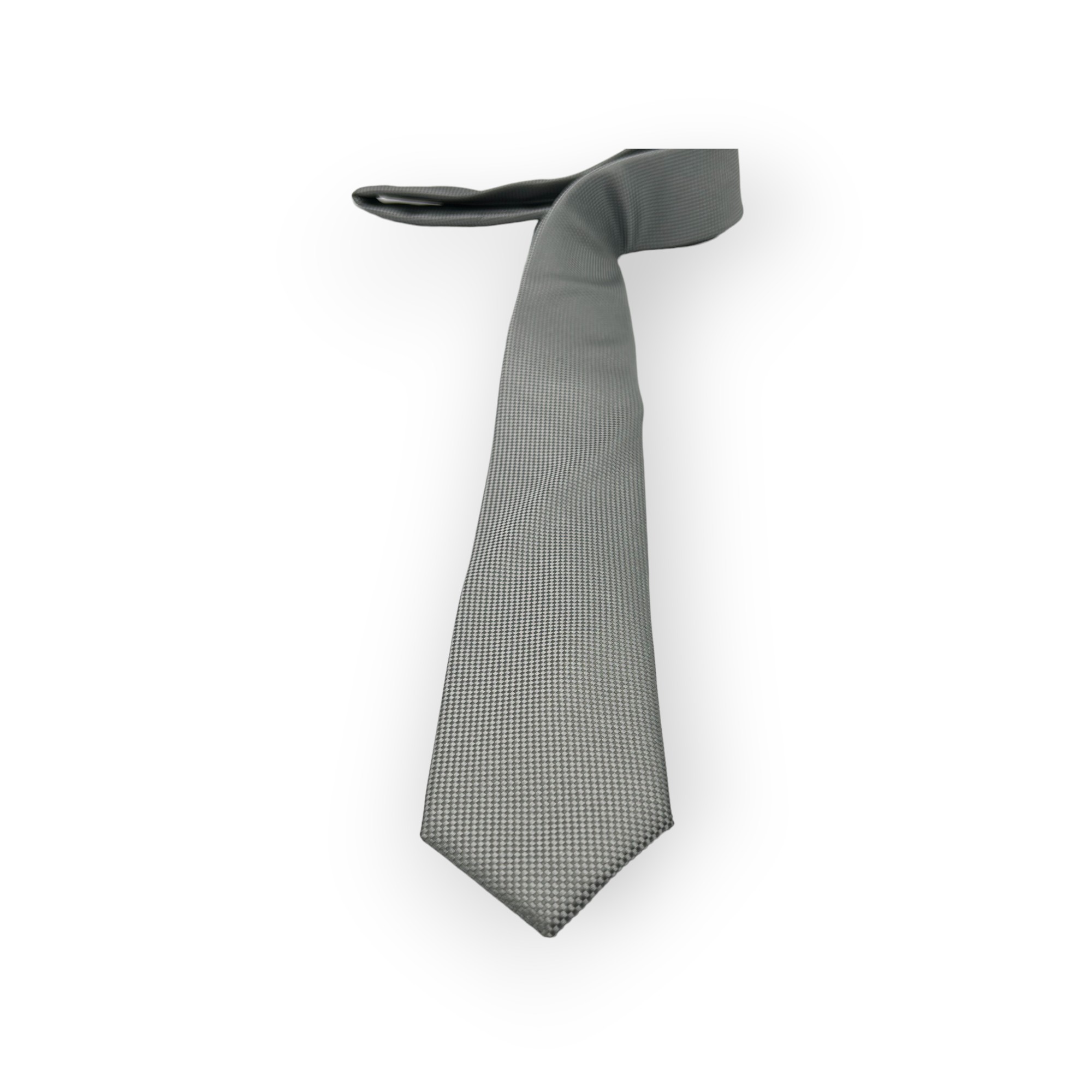 Cromoncent Set Camicia E Cravatta Uomo - Maniche Lunghe, Colore Grigio, Taglia Media