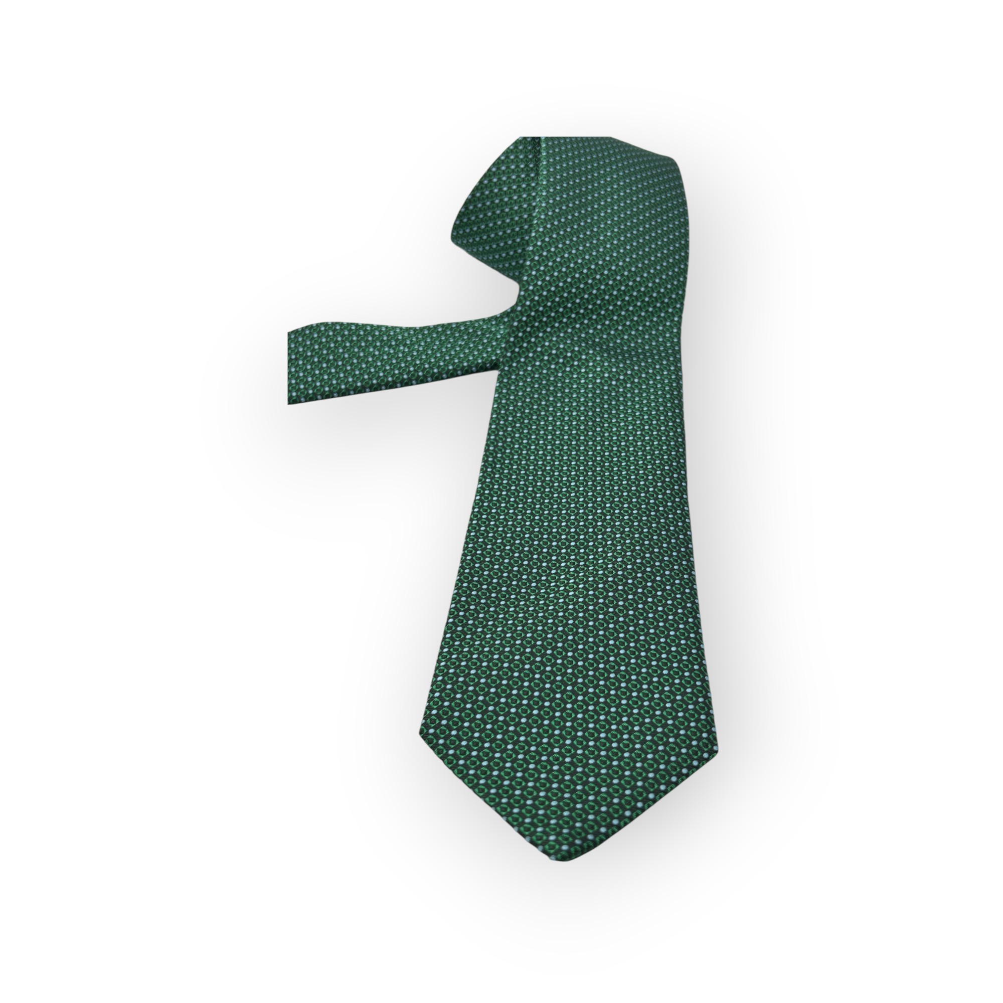 Cravatta Uomo Tutte Misure Verde Mela Acido Possibile Abbinata E Pochette Giacca - Foto 14